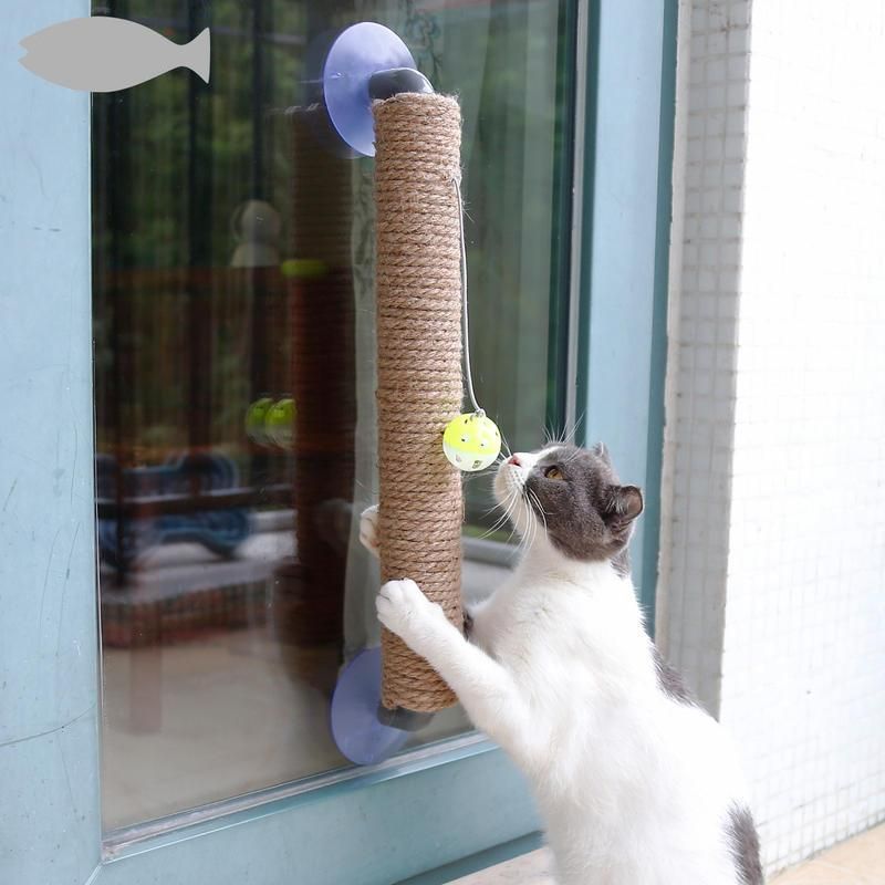 Deluxe Window-Mount Cat Scratcher