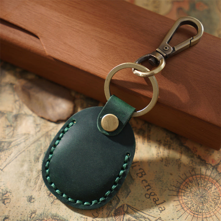 Retro Leather Keychain Case