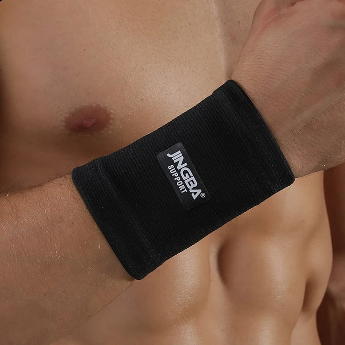 Elastic Nylon Wristband Support for Fitness and Sports