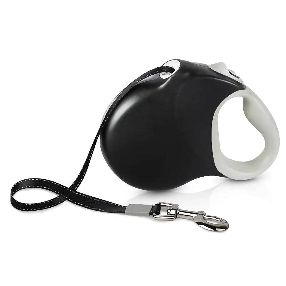 Heavy Duty Retractable Dog Leash with Reflective Anti-Slip Handle - 5m/26ft No Tangle Pet Lead for Medium and Large Dogs