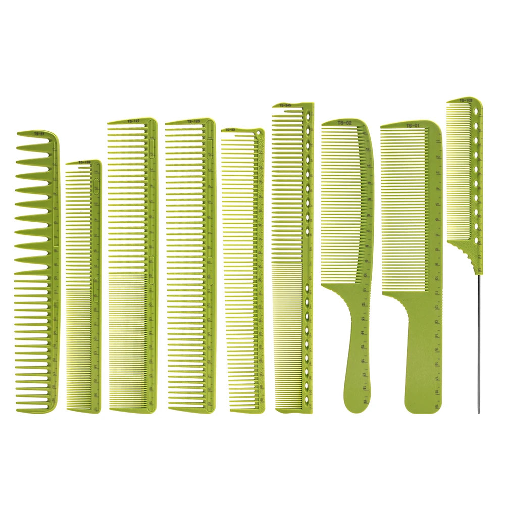 9-Piece Professional Hairdressing Combs Set