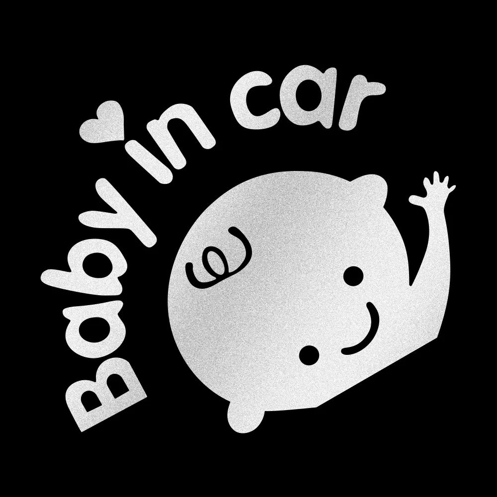 Baby on Board Cartoon Car Sticker