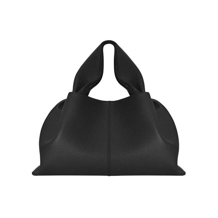 Luxurious Ruched Pleated PU Leather Tote Bag