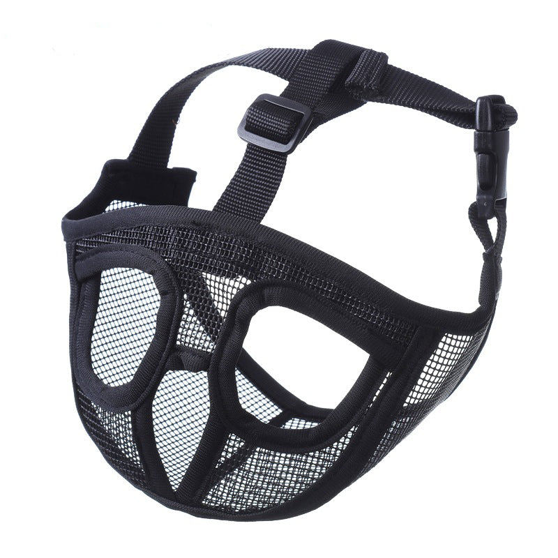 Breathable Mesh Muzzle for Flat-Faced Dogs