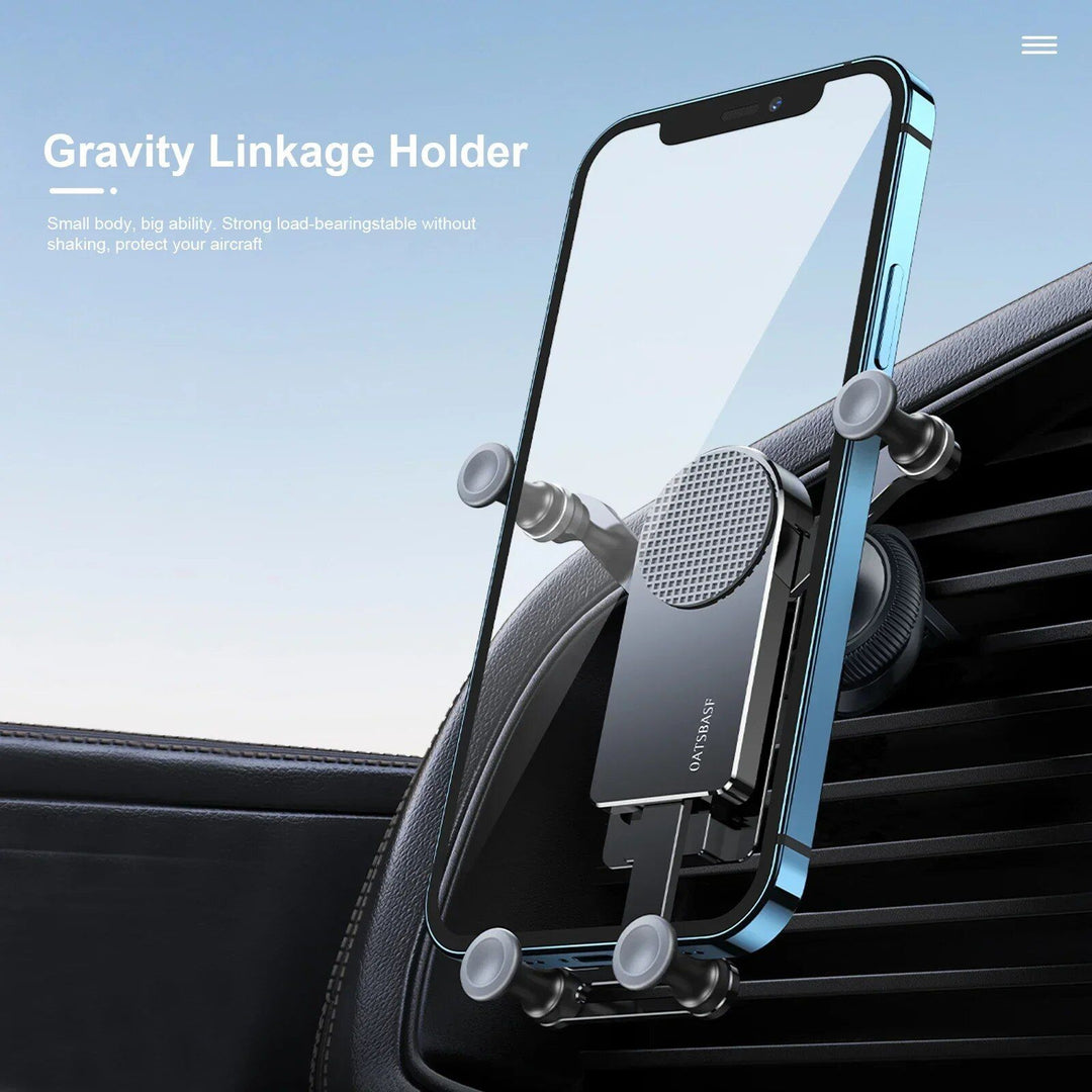 Universal Gravity Car Phone Mount - Secure & Versatile Mobile Holder