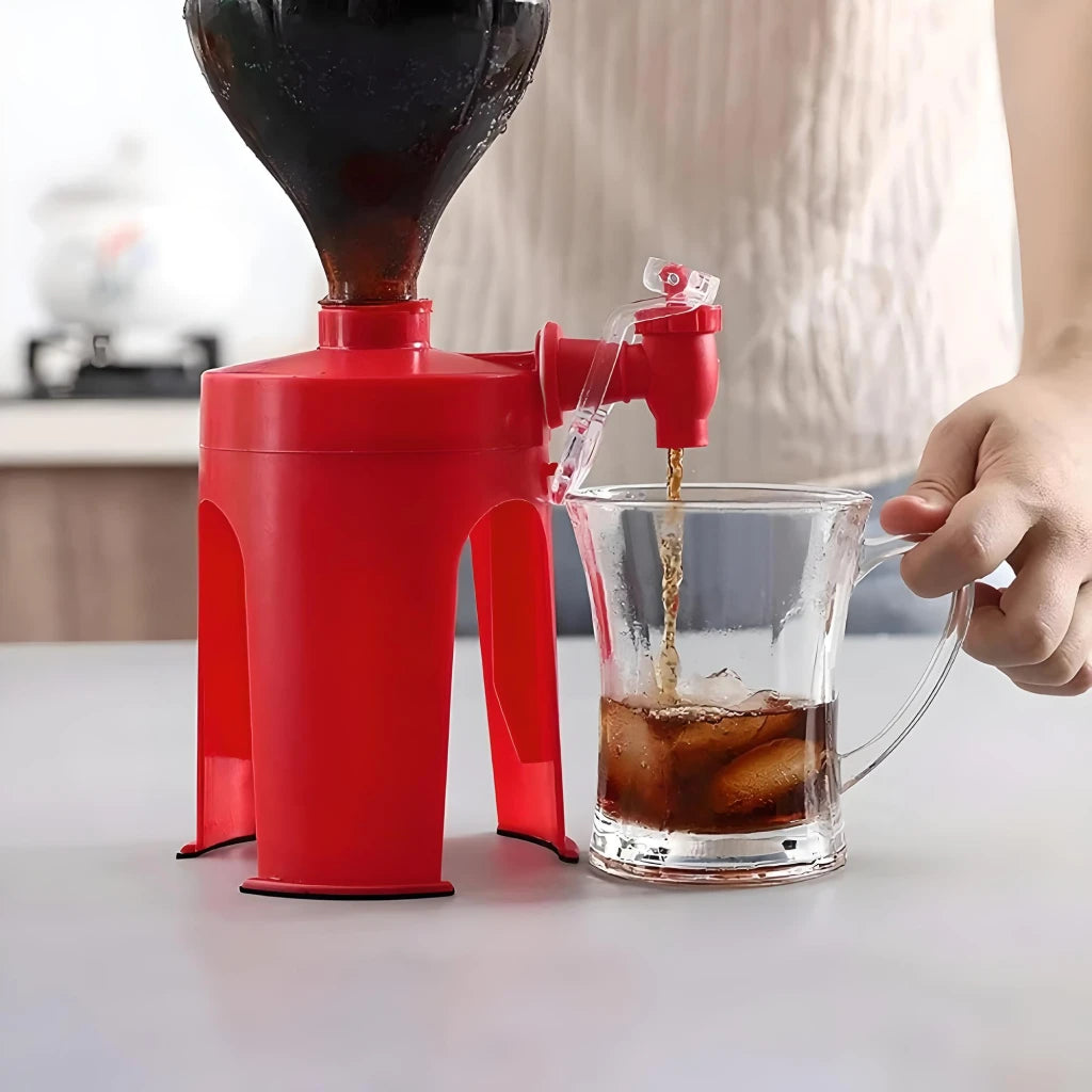 Upside Down Soda Dispenser