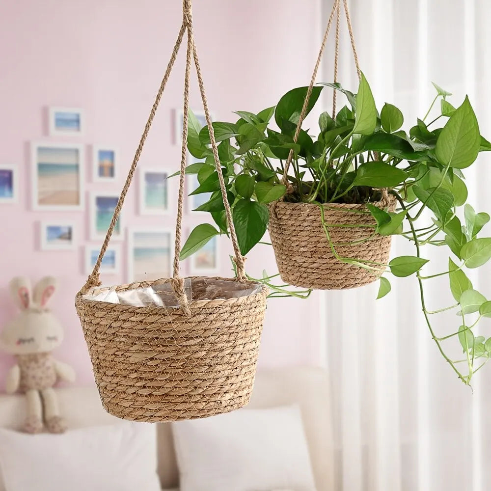 Garden Oasis Macrame Hanging Planter