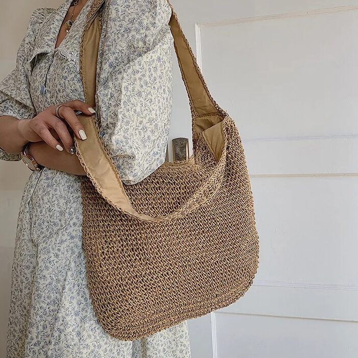 Straw Women Shoulder Bag