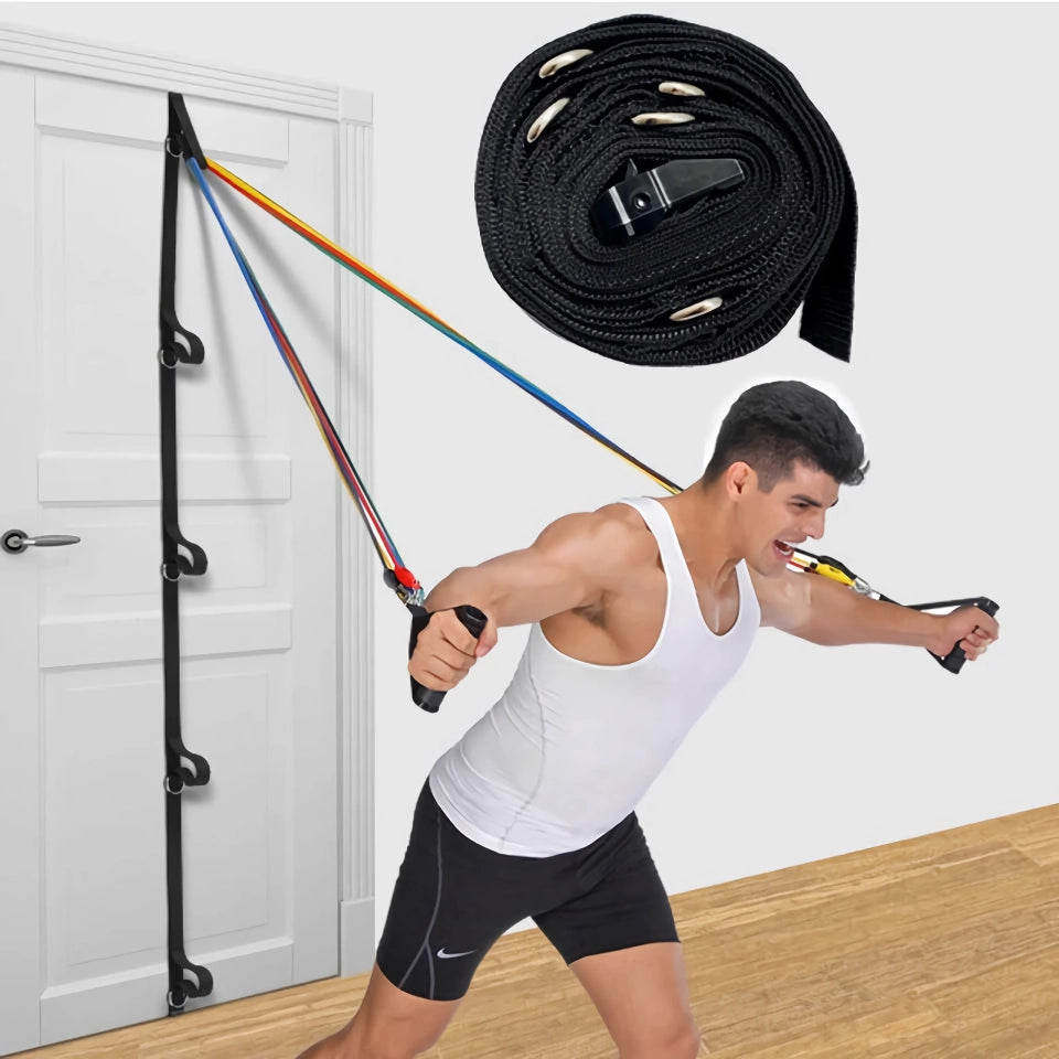 Upgrade Door Anchor Strap for Resistance Bands: Portable Gym Attachment