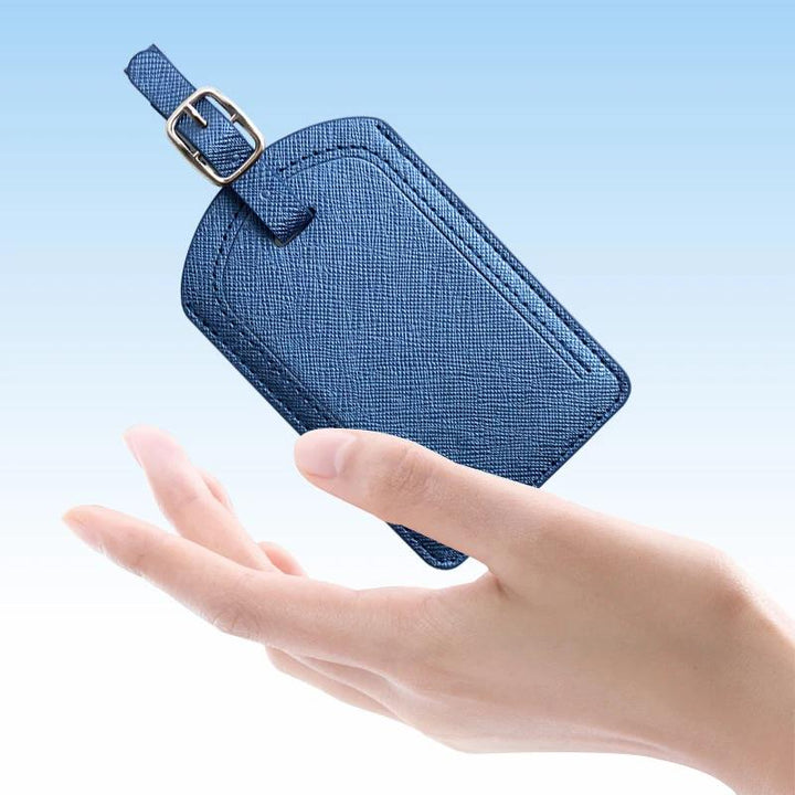 Durable PU Leather Luggage Tag - Secure Your Baggage with Style