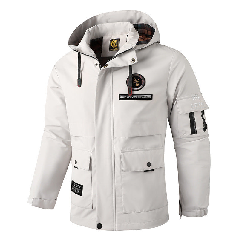 Coat Foreign Trade Hooded Jacket Waterproof Hooded Outdoor