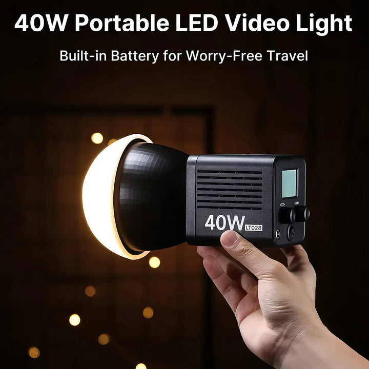 Ultra-Compact 40W COB Video Light: Your Ultimate Lighting Solution