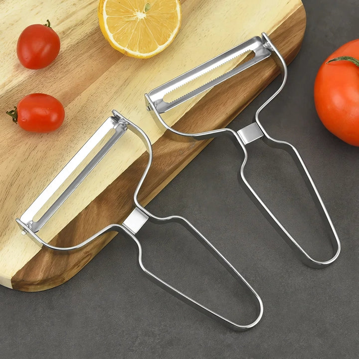 Stainless Steel Multi-Function Peeler for Fruits and Vegetables