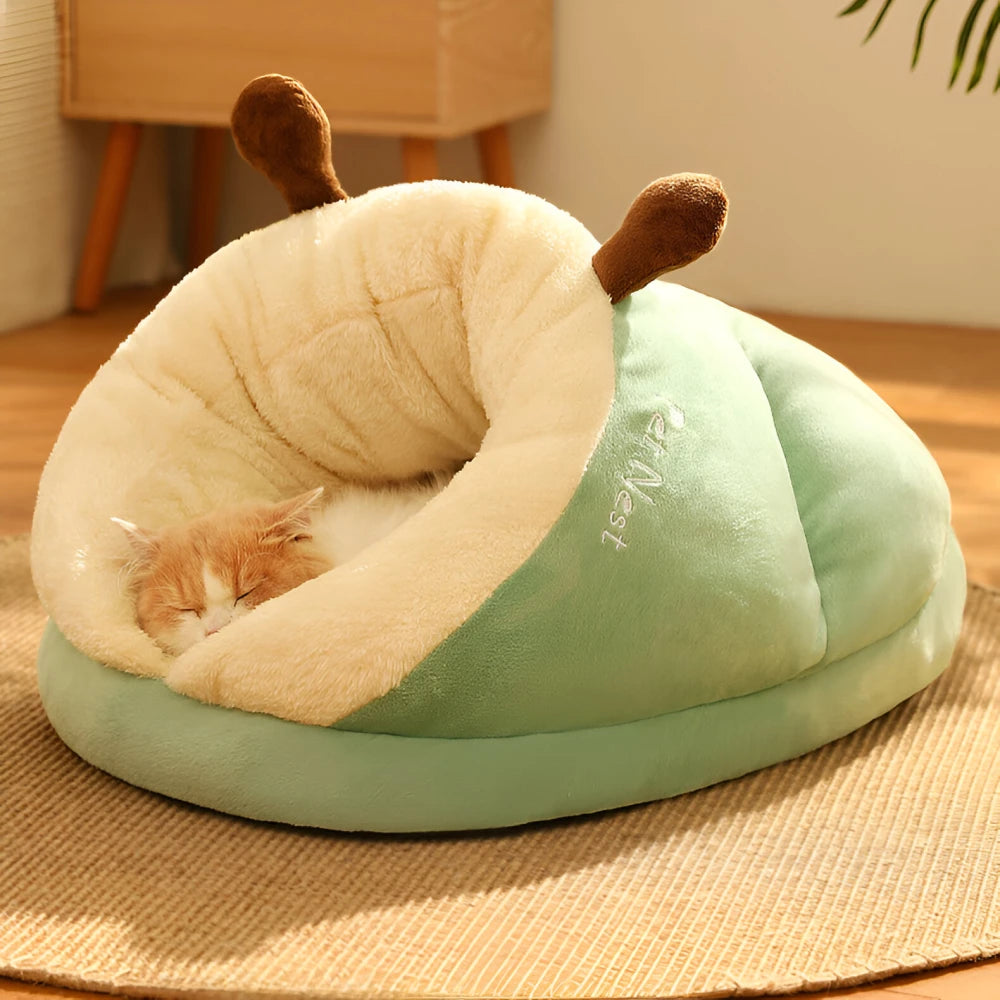 Cozy Plush Dog Bed Sofa - Warm Kennel for Small to Medium Pets