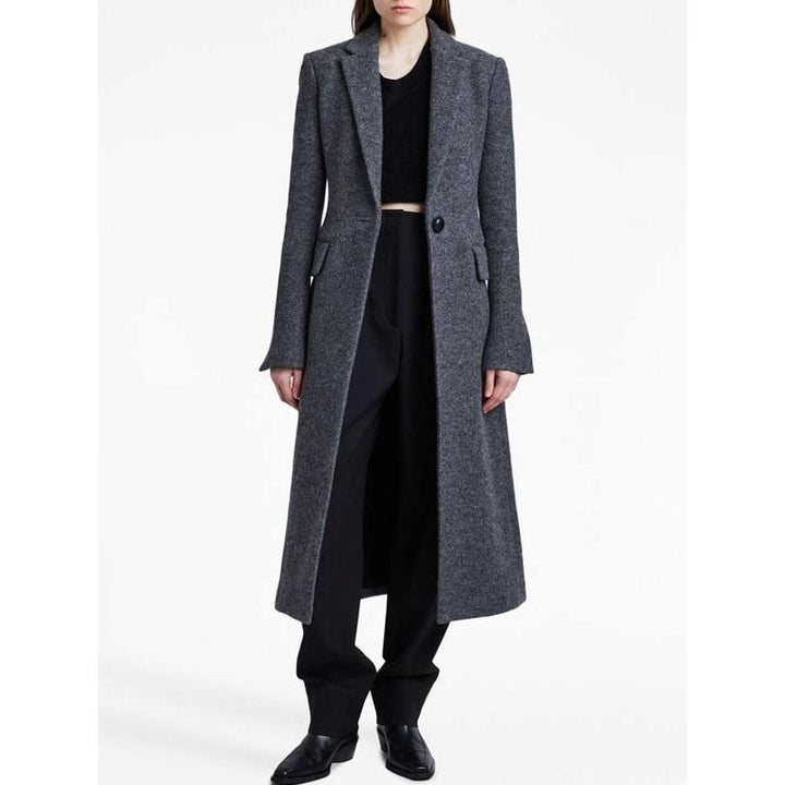 Elegant Woolen Long Coat for Women