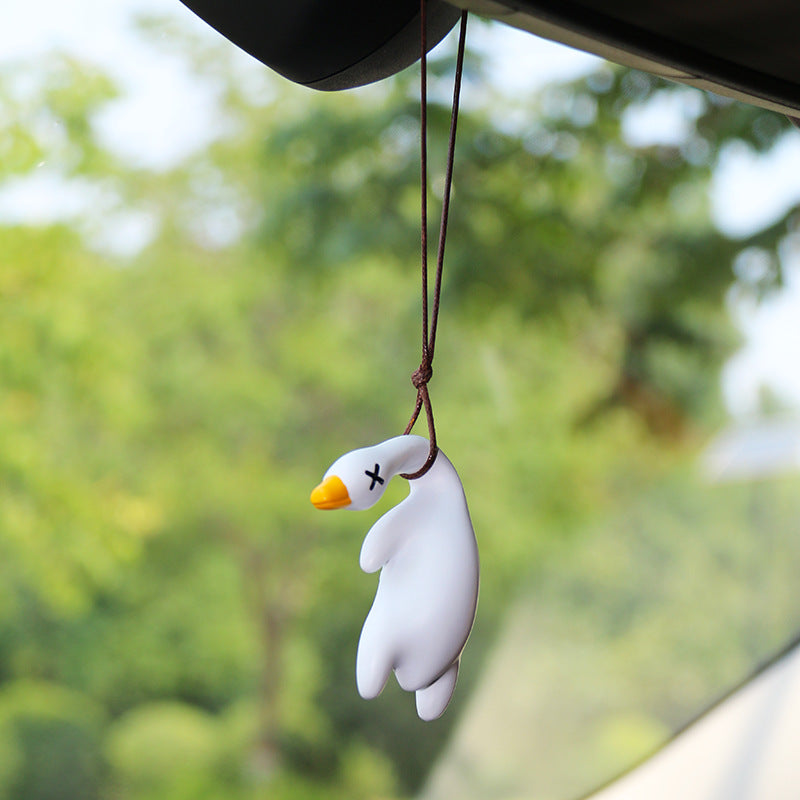 Funny Swinging Duck Car Ornament