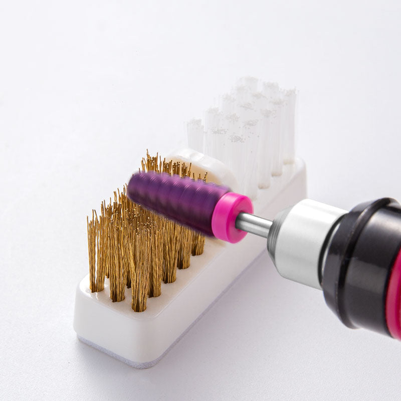 Electric Manicure Drill Cleaning and Polishing Brush