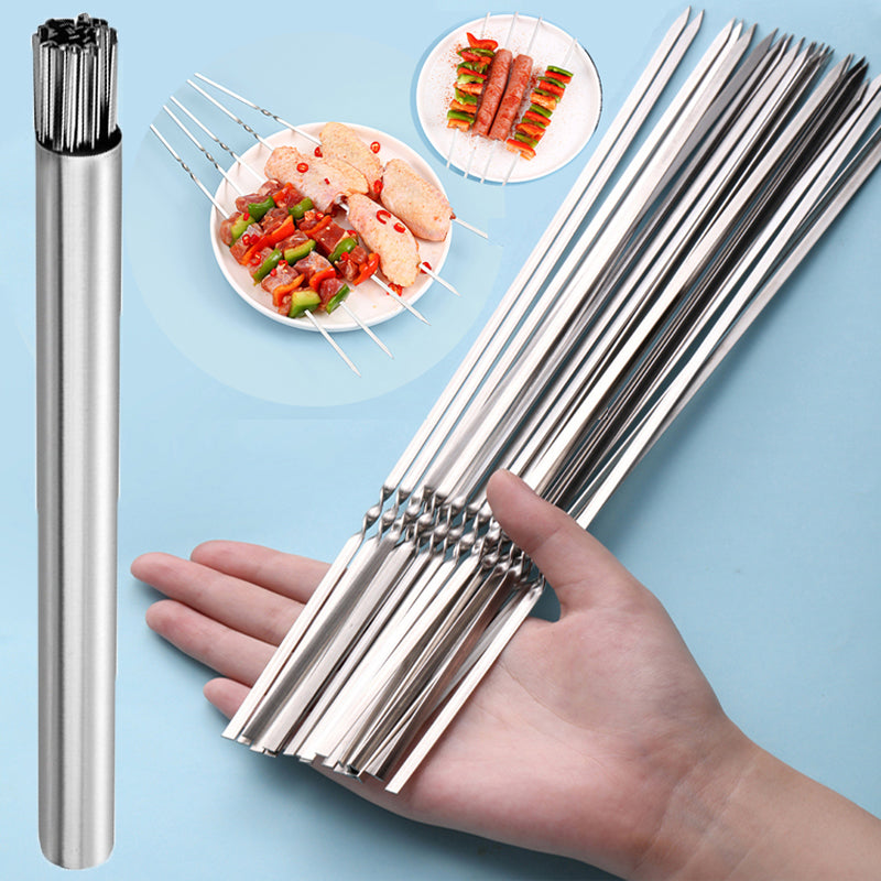 Stainless Steel BBQ Skewers Set