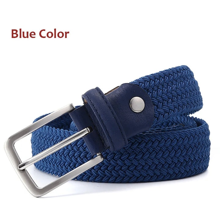 Men's Elastic Braided Stretch Belt