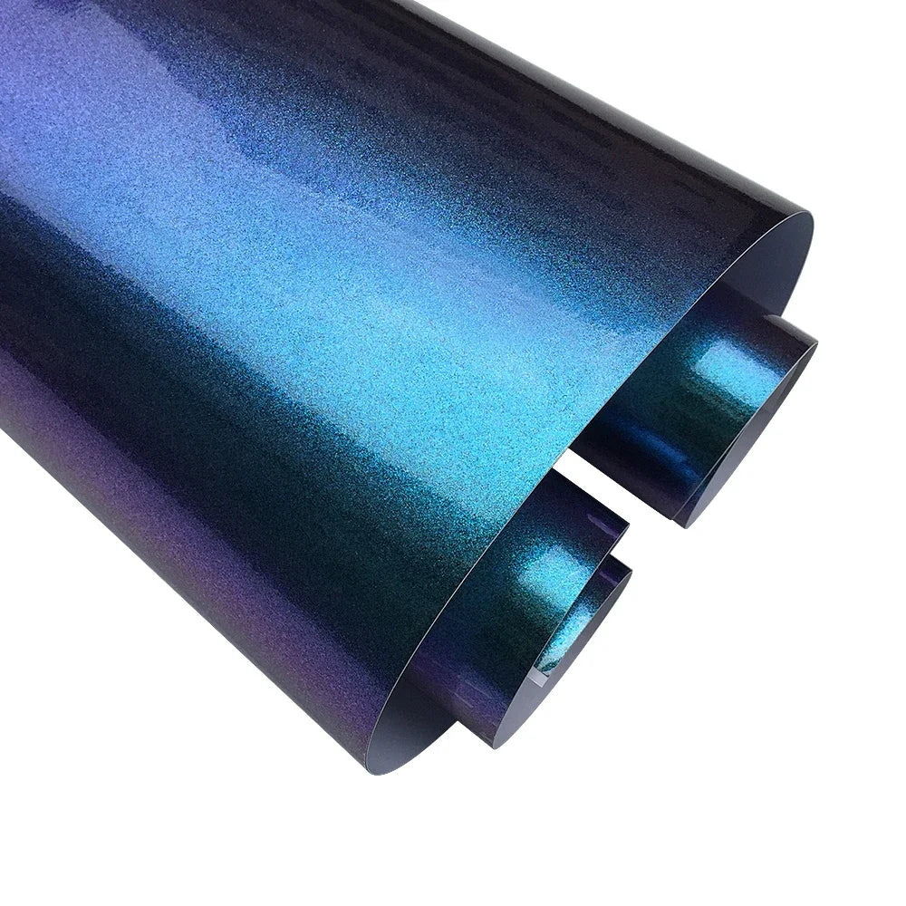 Blue to Purple Chameleon Pearl Vinyl Wrap