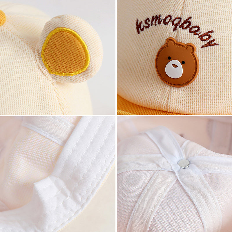 Adorable Bear Ear Baby Baseball Cap