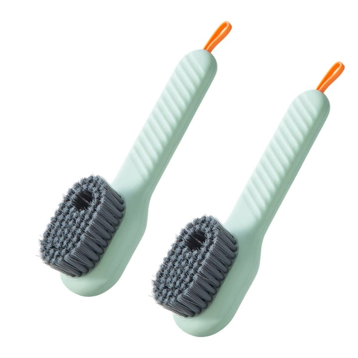 Multifunctional Soft-Bristled Shoe Brush with Long Handle