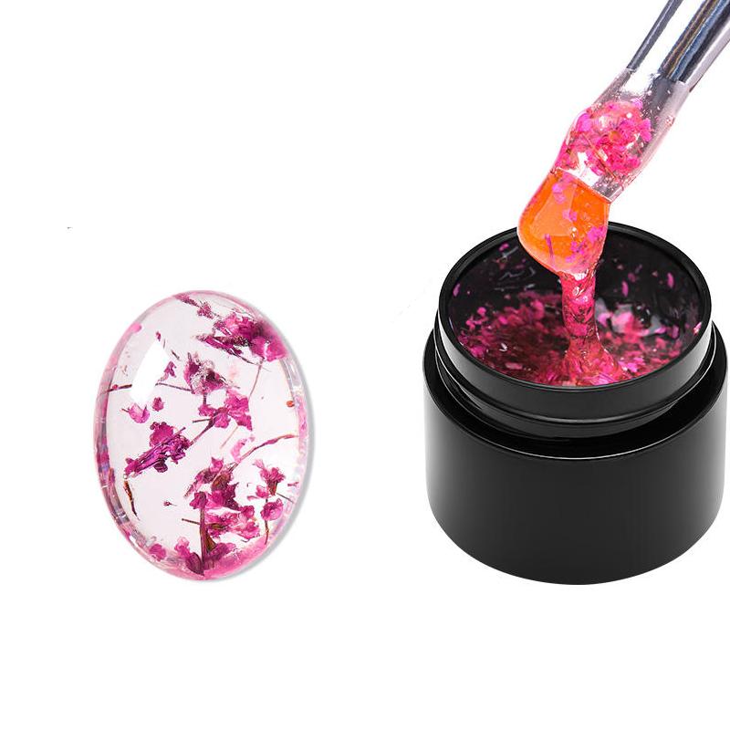 Dried Flower Gel Nail Polish