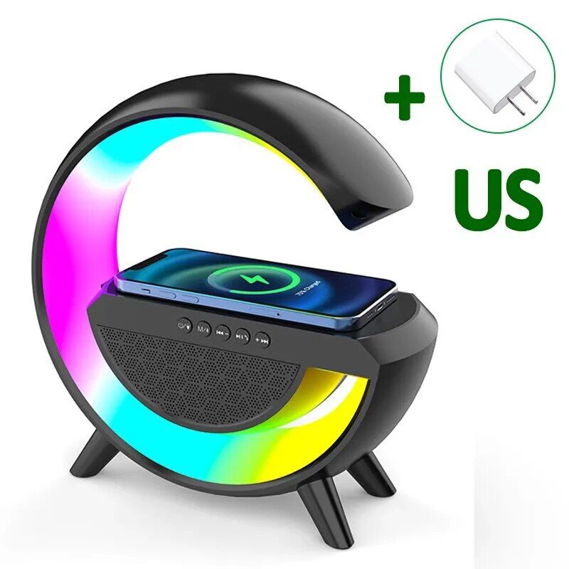 Multifunctional Wireless Charger Stand Pad with Speaker