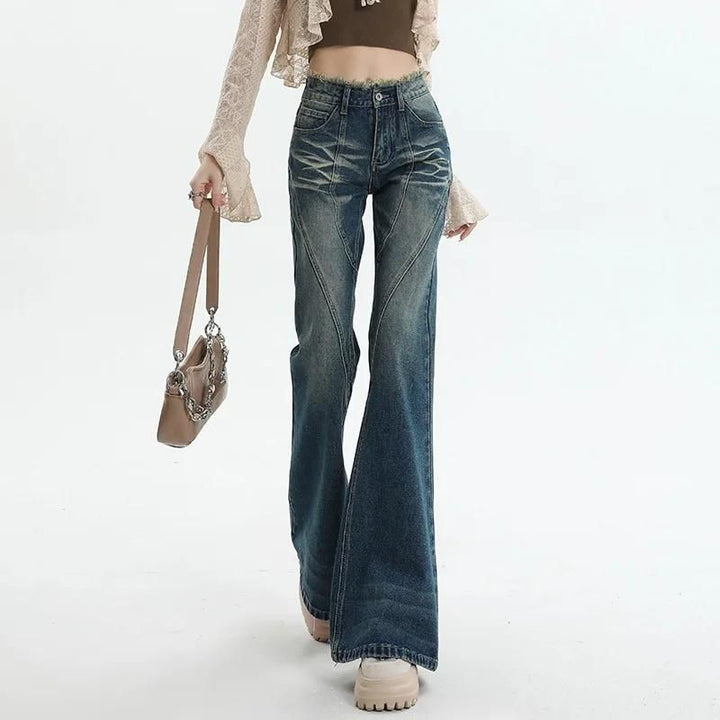 High Waist Flare Jeans