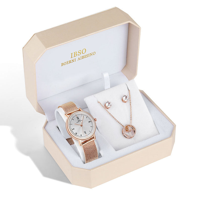 Temperament all-match necklace ladies watch