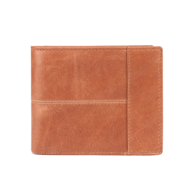 Multi-card leather men's wallet