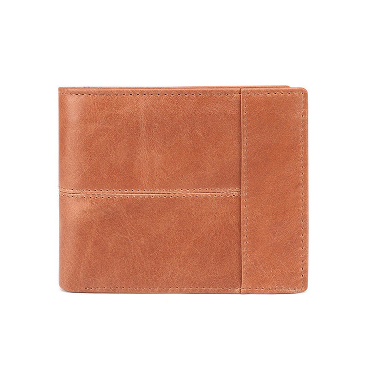 Multi-card leather men's wallet