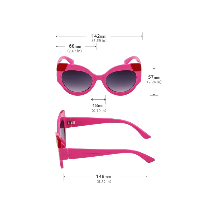 Luxury Cat Eye Retro Punk Sunglasses