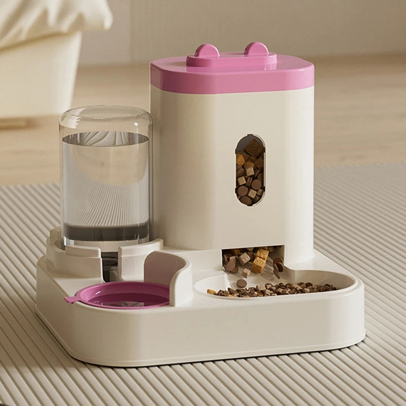 2-in-1 Automatic Cat Feeder & Water Dispenser