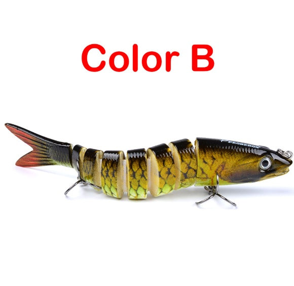 Pike Fishing Lures Artificial Multi Jointed Sections Hard Bait Trolling Pike Carp Fishing Tools