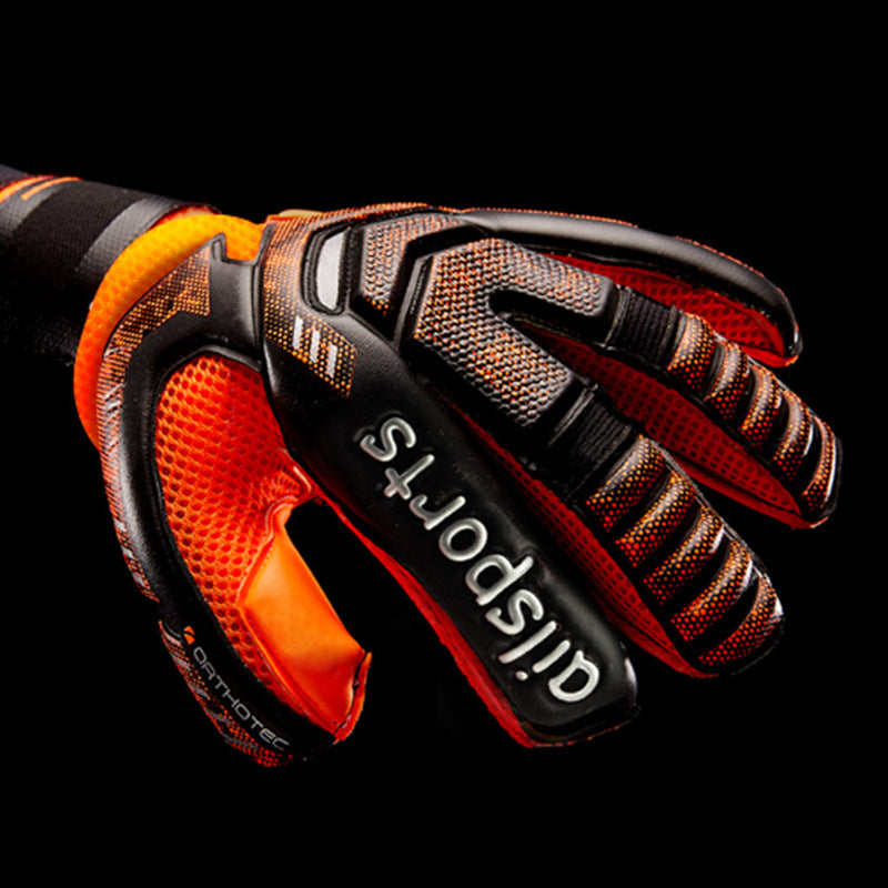 Goalkeeper gloves with fingers