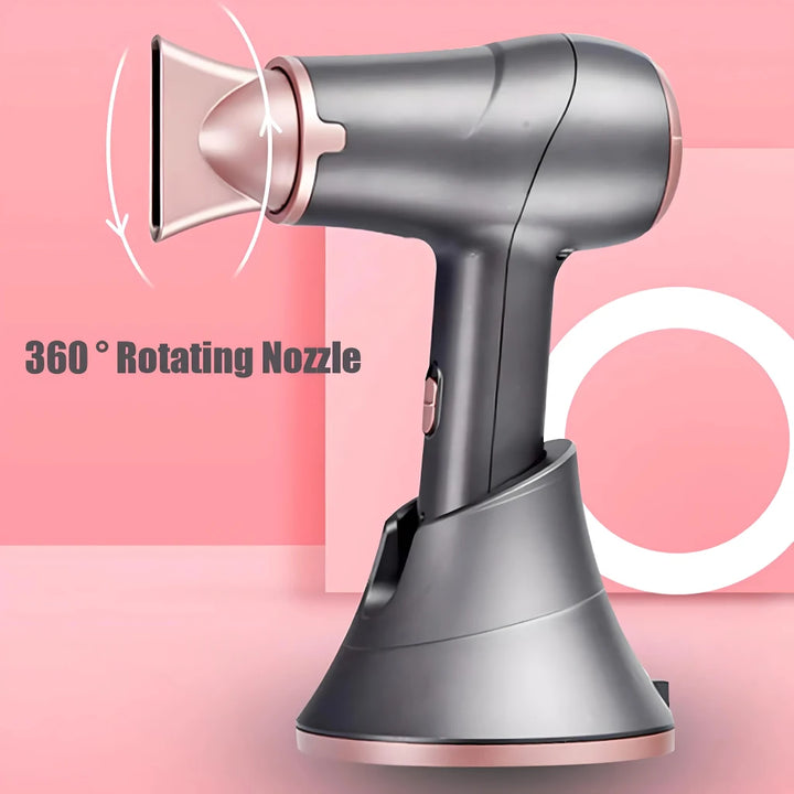 Cordless Rechargeable Travel Hair Dryer 300W Hot & Cool Air