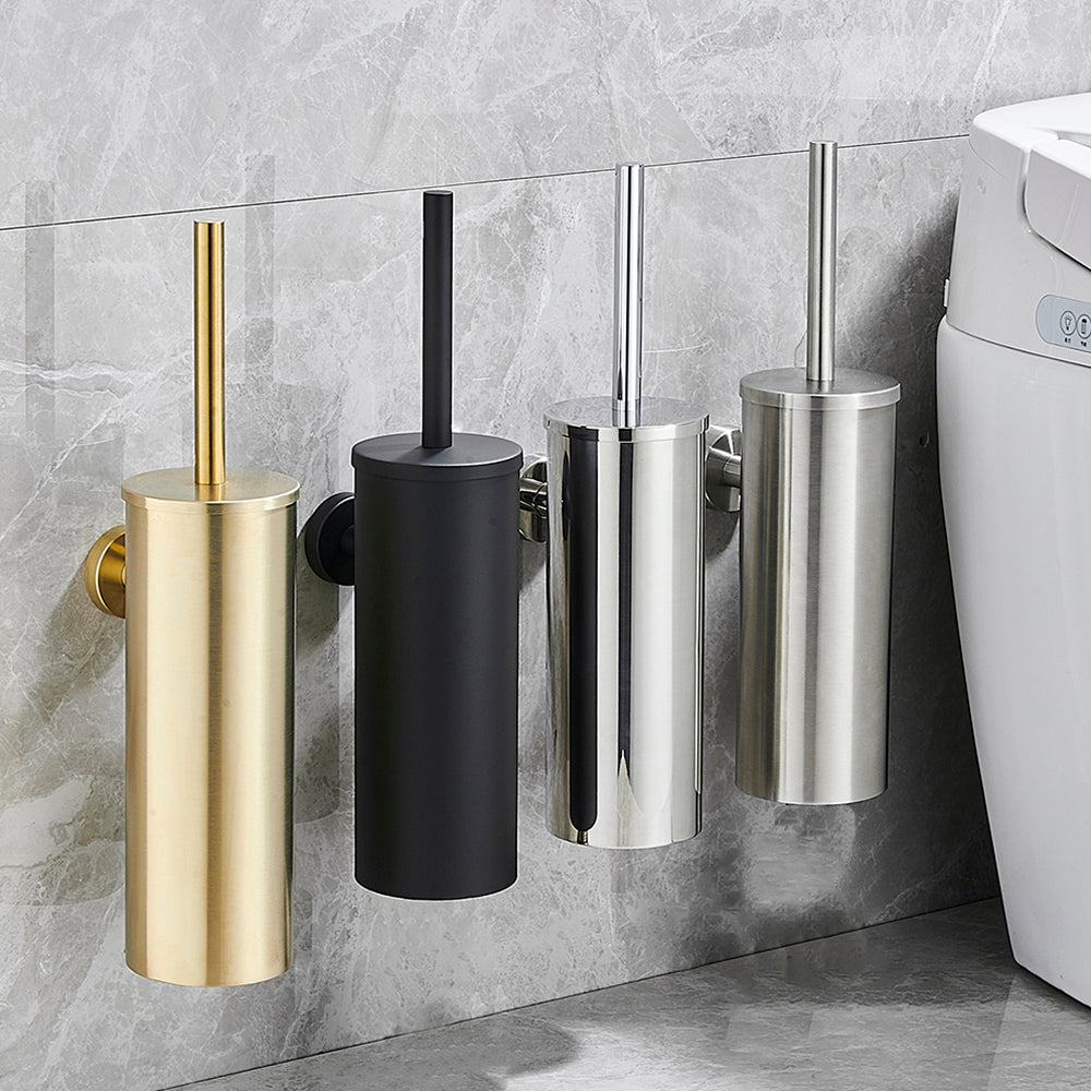 Stainless Steel Wall-Mounted Toilet Brush Holder