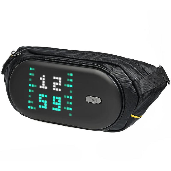 Sling Bag with LED Display & Bluetooth Speaker