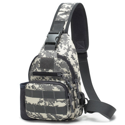 Charging port Canvas Backpack waist bag