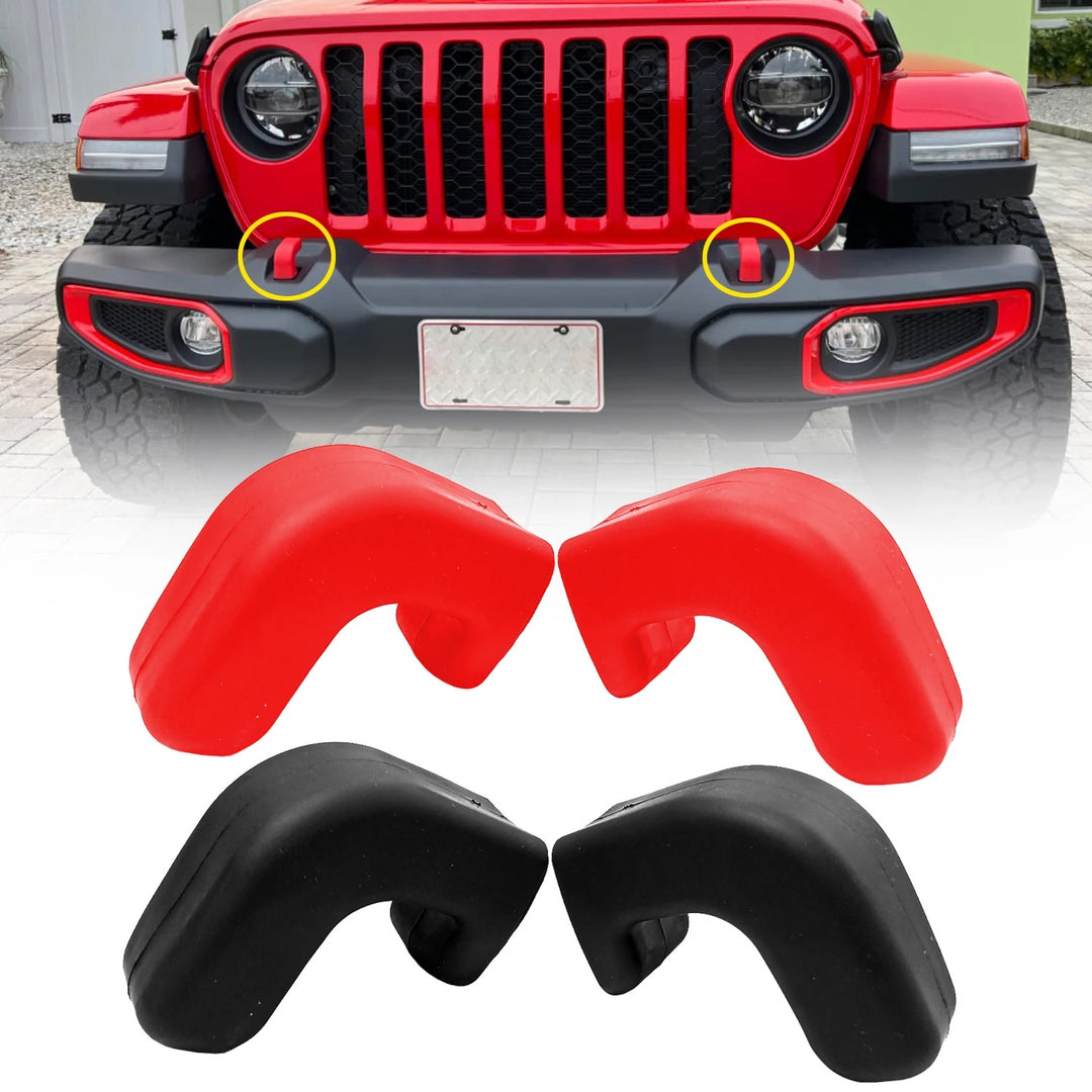 Jeep Wrangler & Gladiator Front Bumper Tow Hook Cover