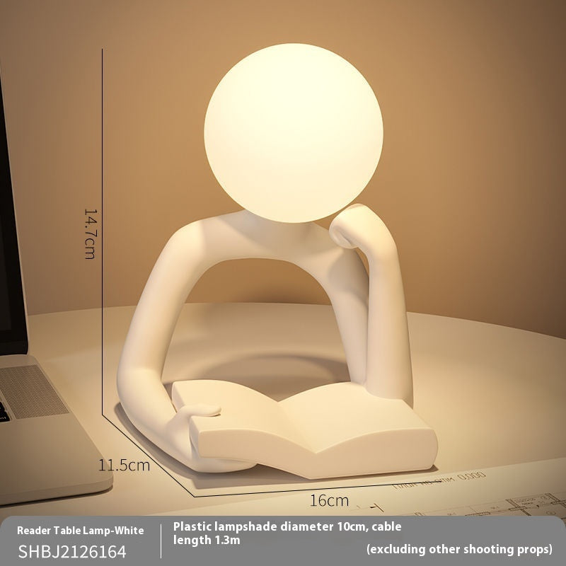 Creative Modern Reading Table Lamp Simple Dormitory