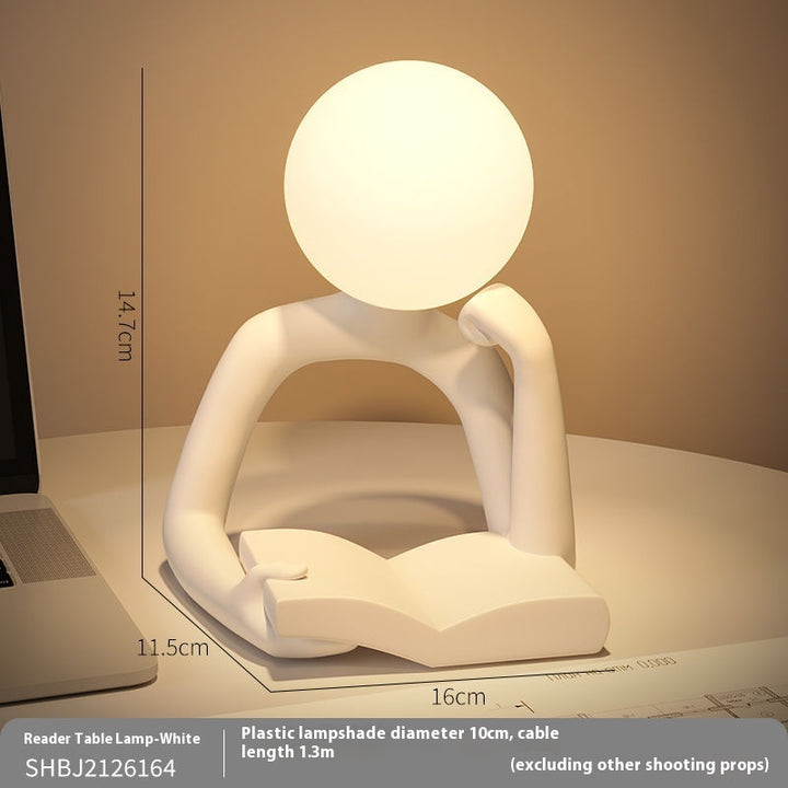 Creative Modern Reading Table Lamp Simple Dormitory