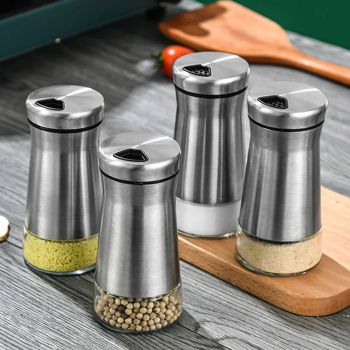 Stainless Steel Pepper and Salt Shaker