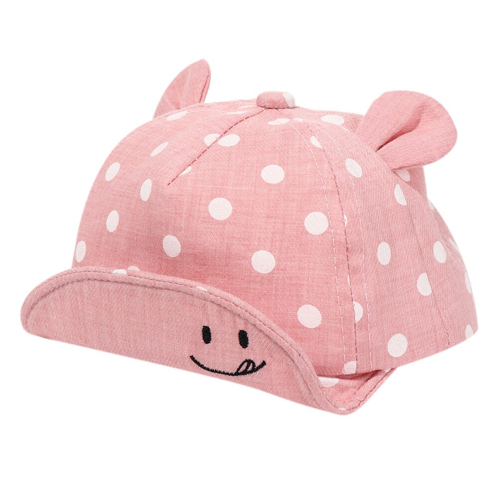 Cute 3D Ear Animal Cotton Sunhat for Toddlers