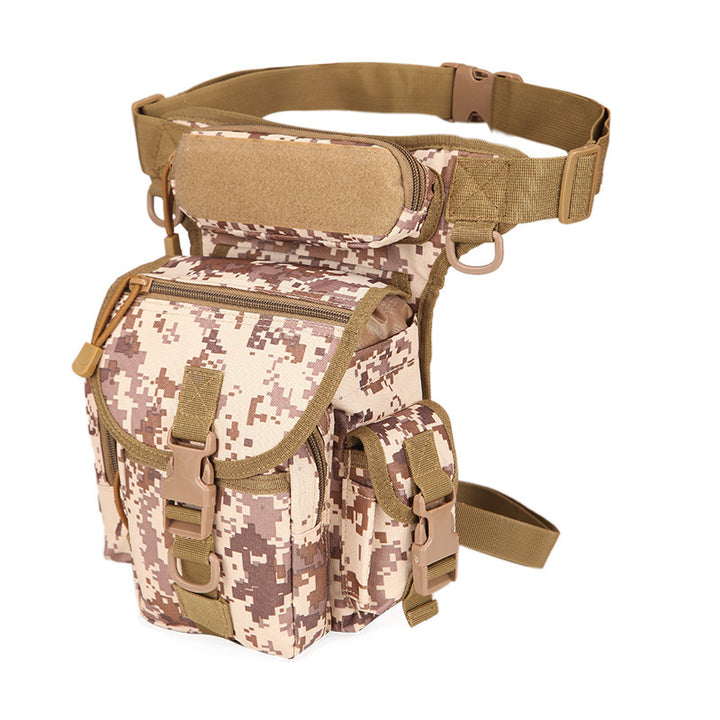 Sports riding camouflage leg bag