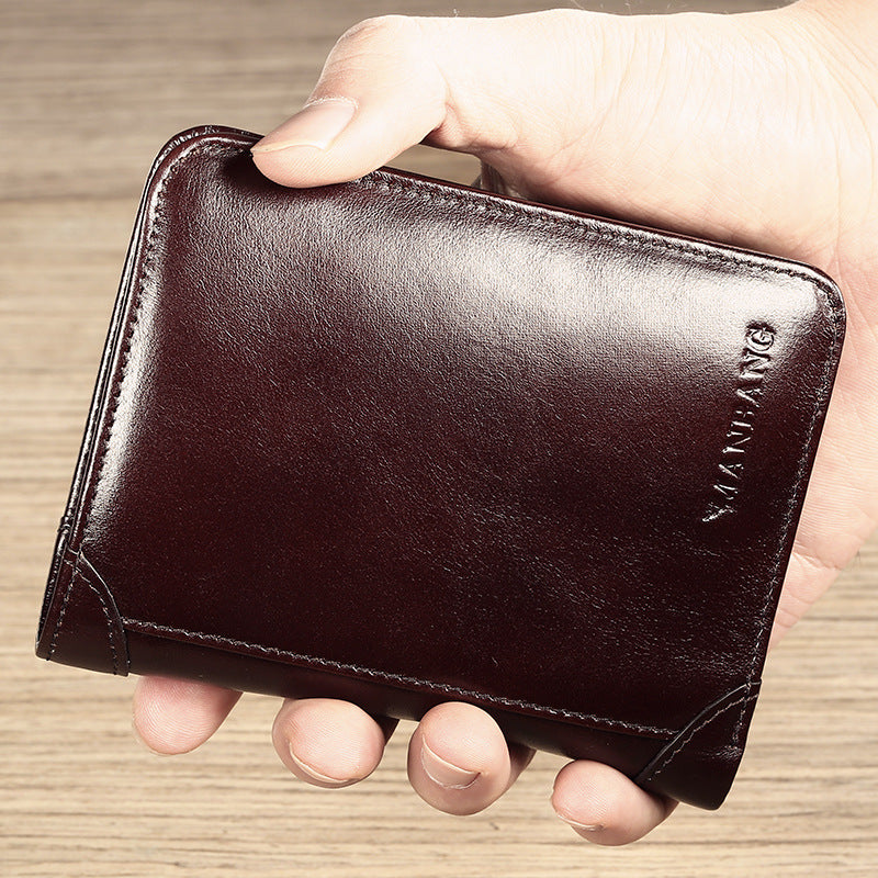 Men's leather wallet