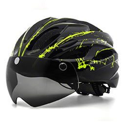 Bicycle Riding Protective Helmet Belt Goggles