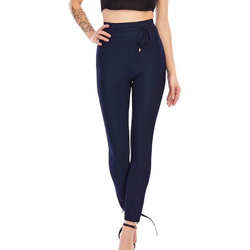 Fashion High-Waisted Slim-Fitting Cropped Pants