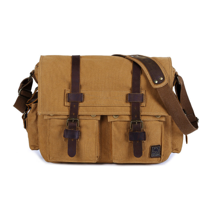 Men's Canvas Shoulder Bag European And American Style